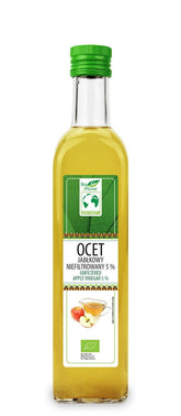 Äppelcidervinäger ofiltrerad EKO 5% 500 ml - BIO PLANET